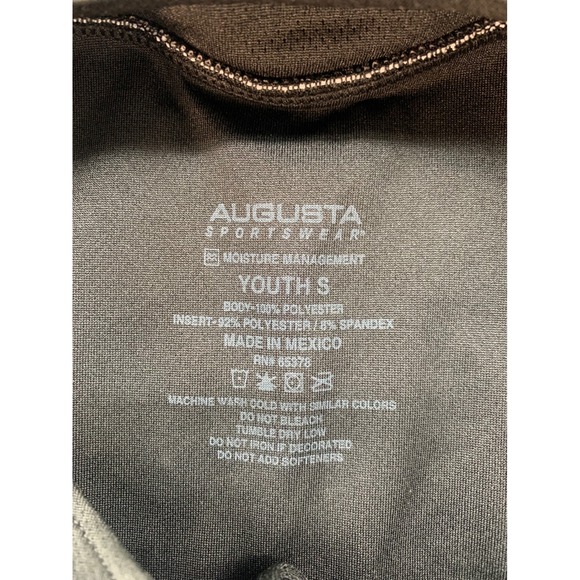 Augusta Sportswear Youth Baseball Jersey Moisture Management Youth S Gray White - Picture 3 of 3